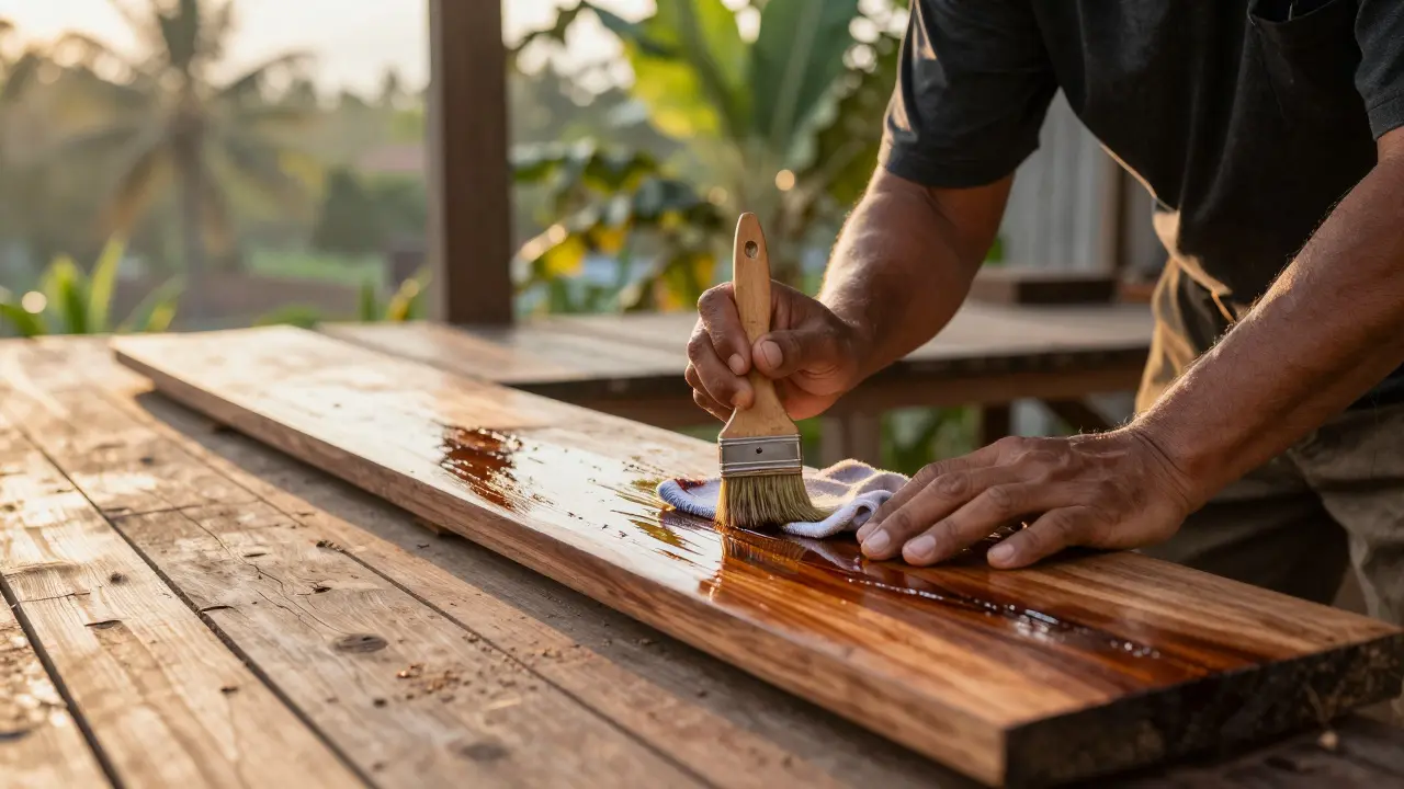 Minyak Terbaik untuk Perawatan Kayu Ulin agar Tahan Lama dan Tidak Retak